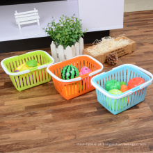 shunxing multifuncionais e duráveis ​​cestas plásticas baratas com alças